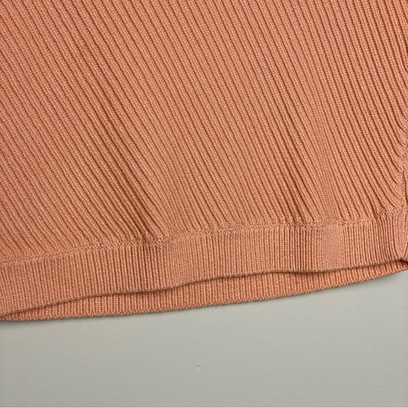 3-1 Phillip Lim Sleeveless Sweater, Peach, Ribbed Size M - Picture 4 of 11